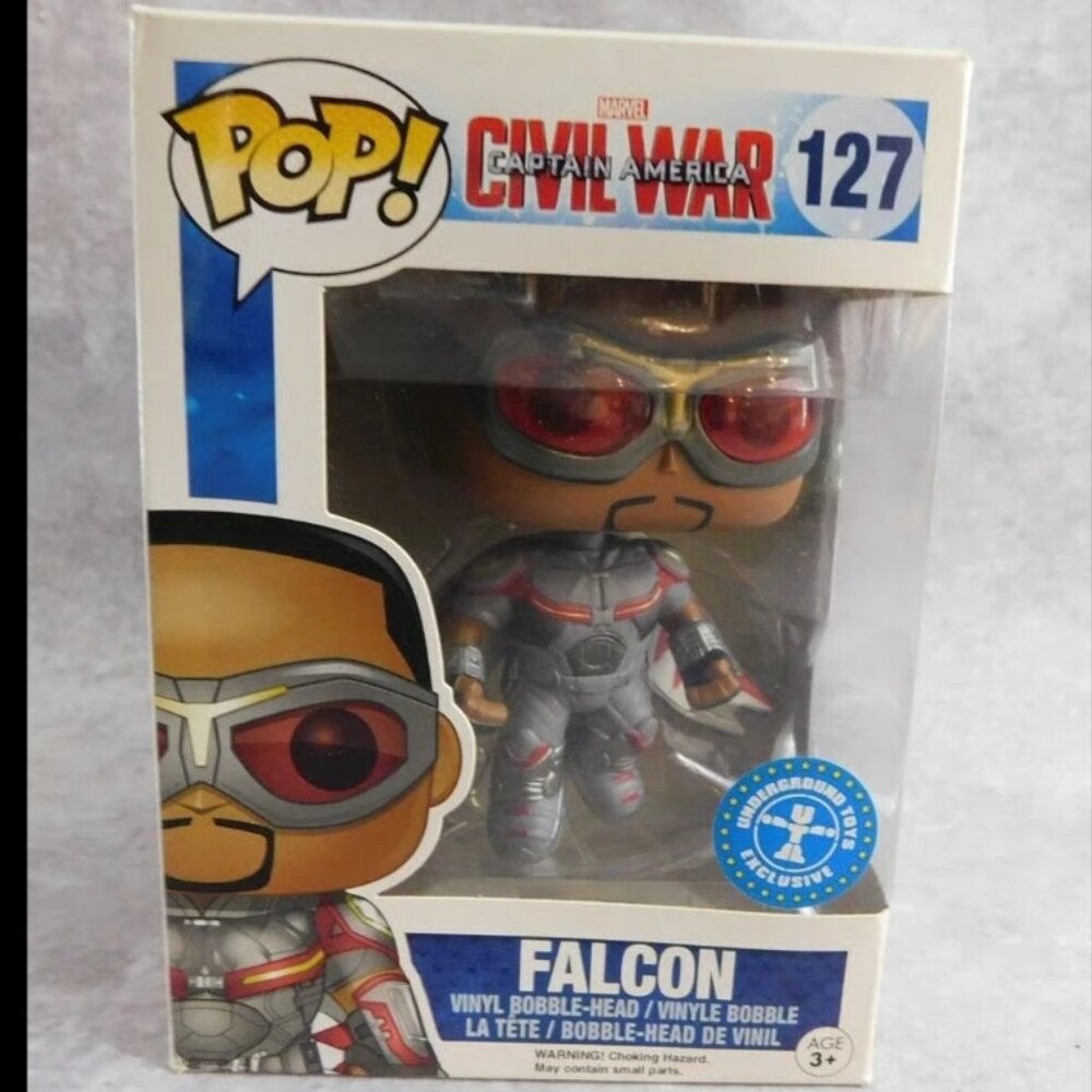 Marvel Captain America Civil War Falcon #127 Funko Pop -